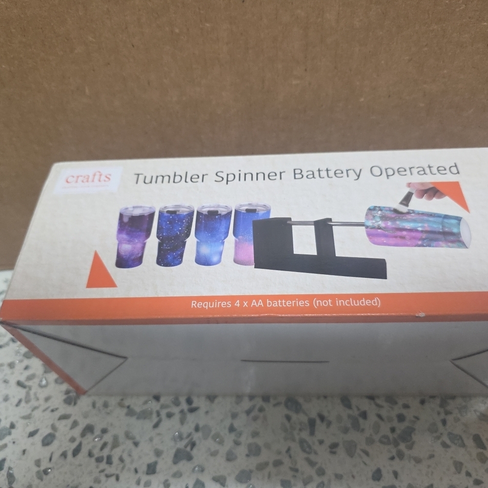 Craft Tumbler Spinner - Vibrant Purple and Blue